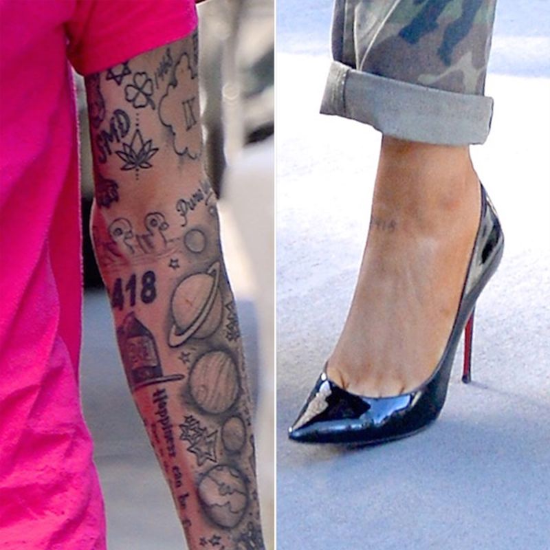 Ariana Grande Pete Davidson tattoos