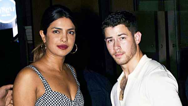 Priyanka Chopra and Nick Jonas together in Mumbai on June 22, 2018.