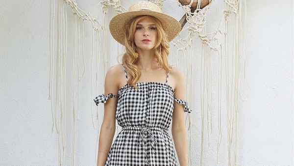 gingham dress