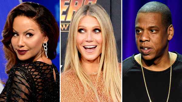 Amber Rose, Gwyneth Paltrow, and Jay-Z