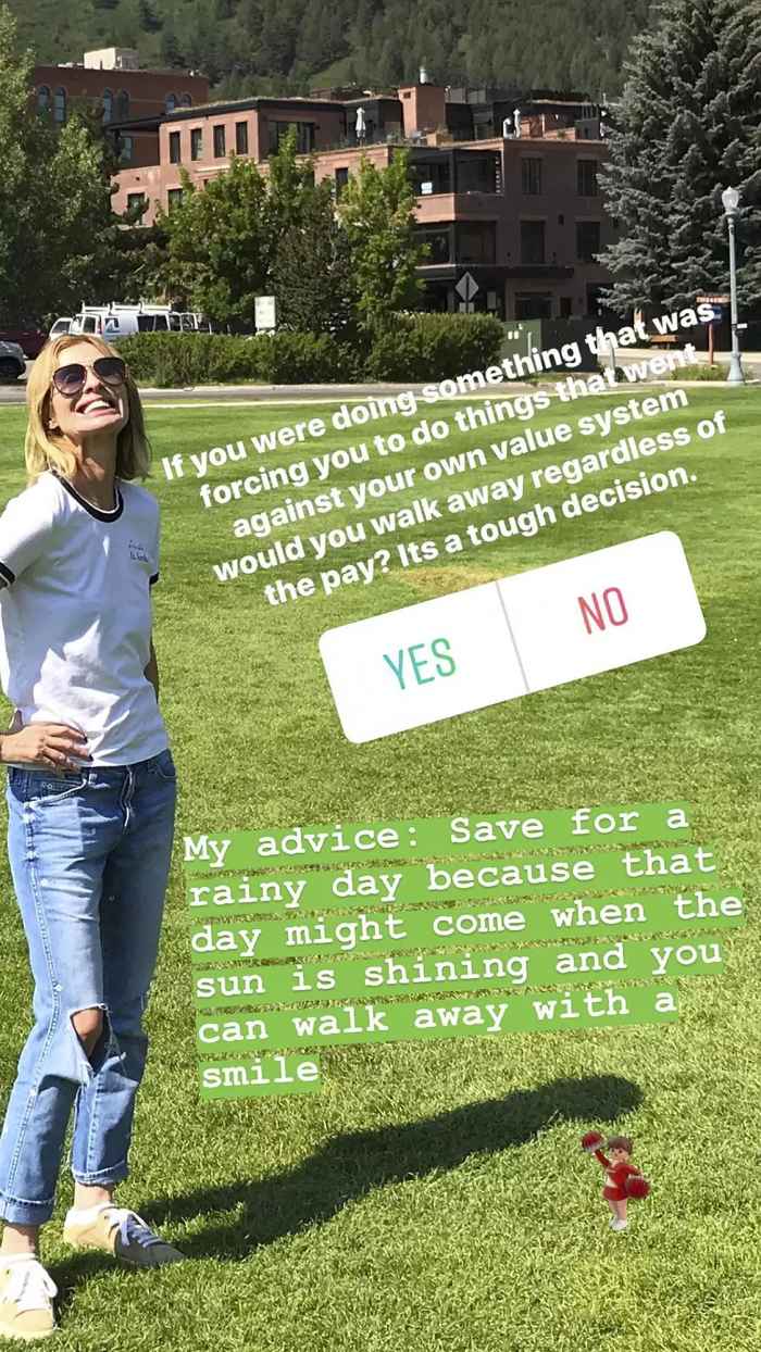 Carole Radziwill, Values, Real Housewives of New York, Instagram