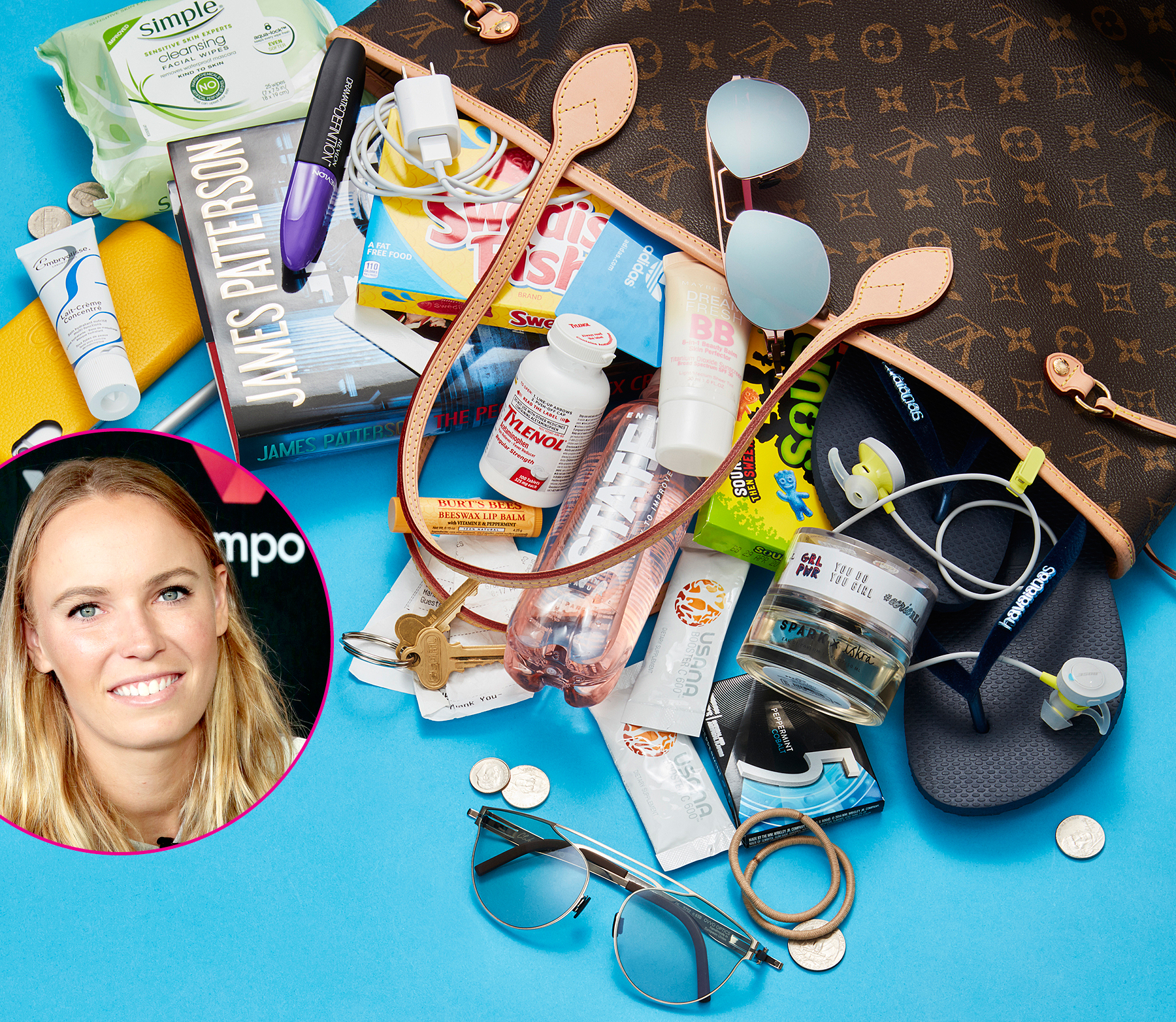 Inside Caroline Wozniacki's bag
