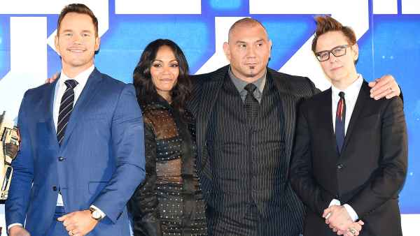 James Gunn Fired Chris Pratt Zoe Saldana Dave Bautista Speak Out
