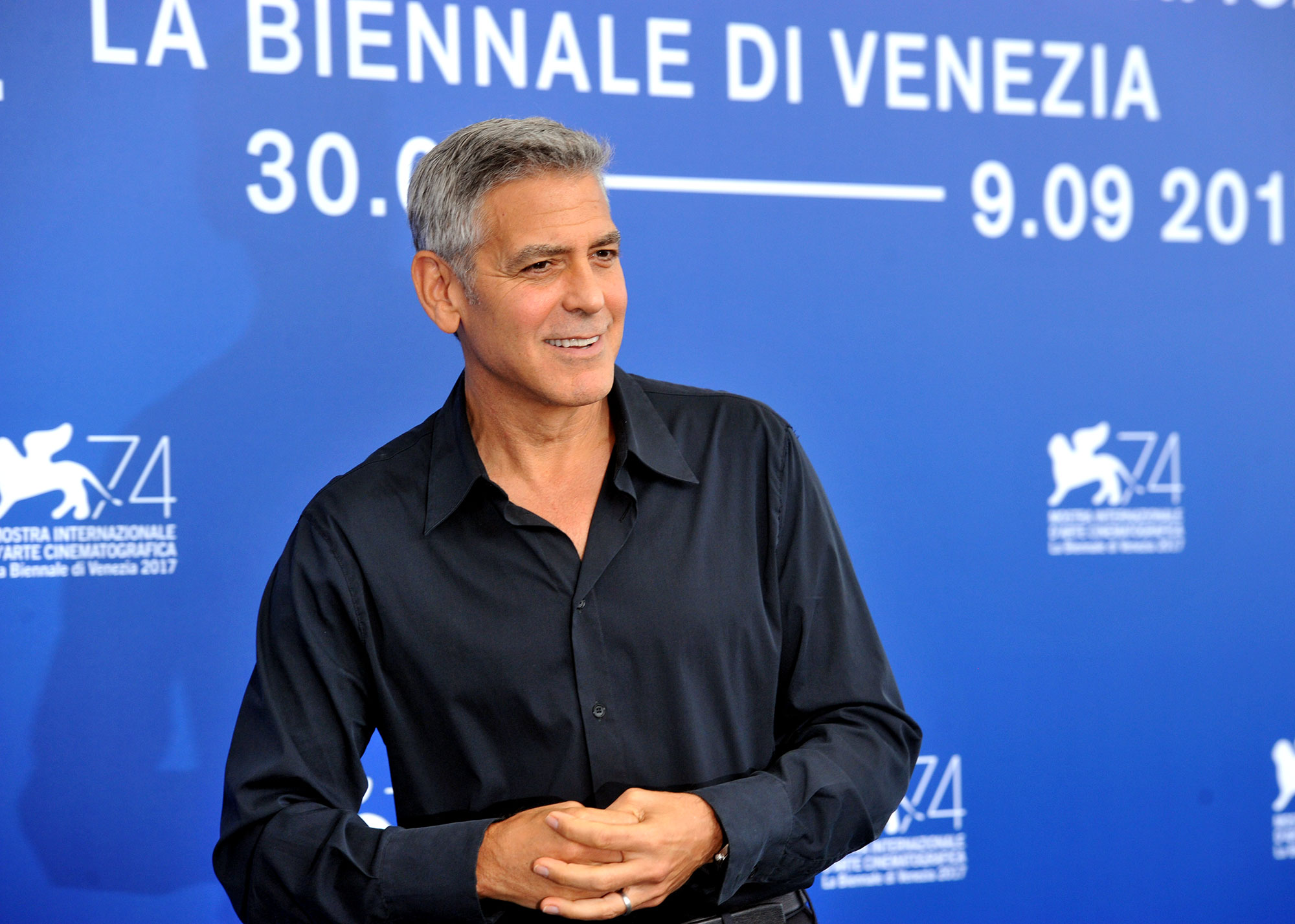 George Clooney scooter accident