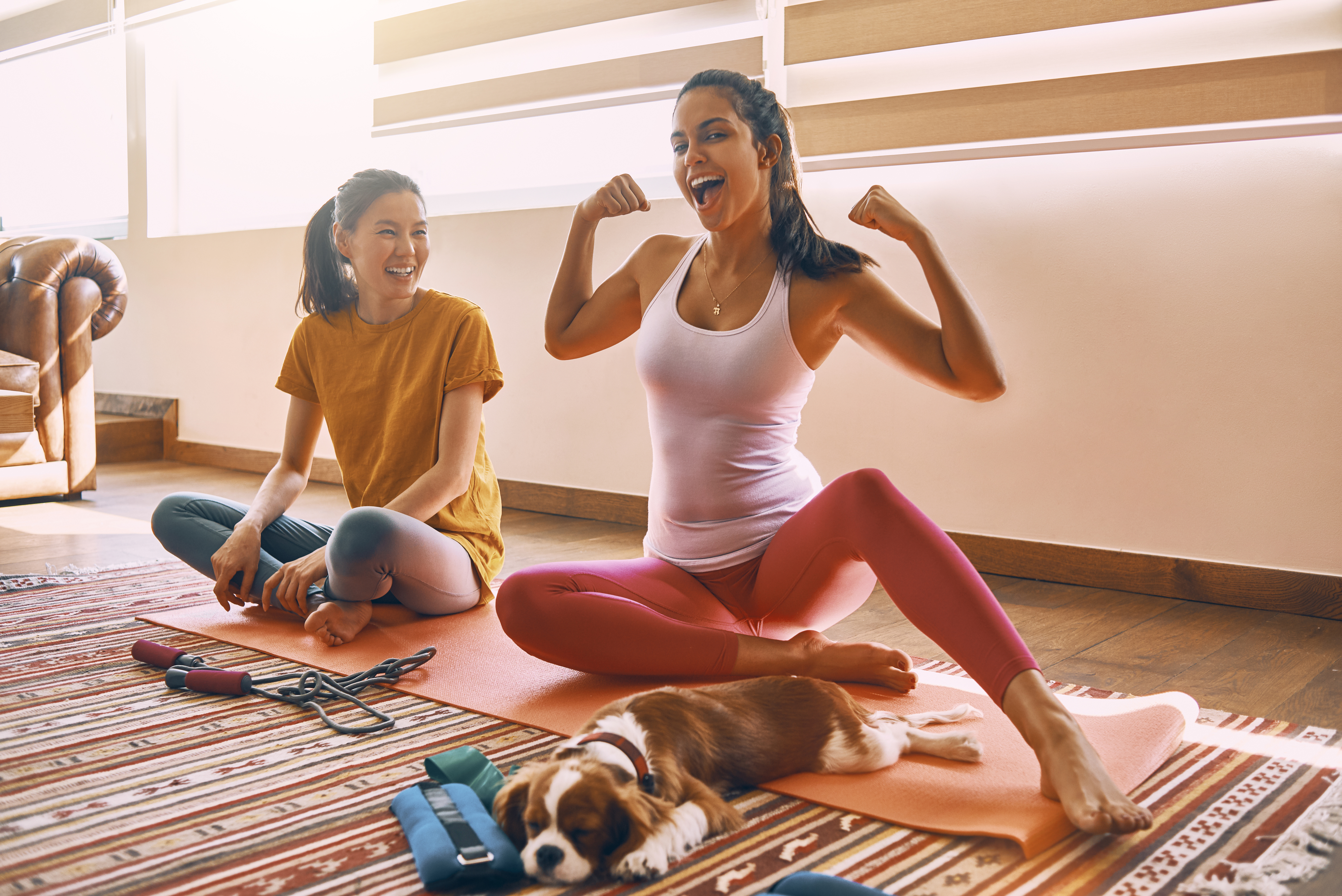 women working out