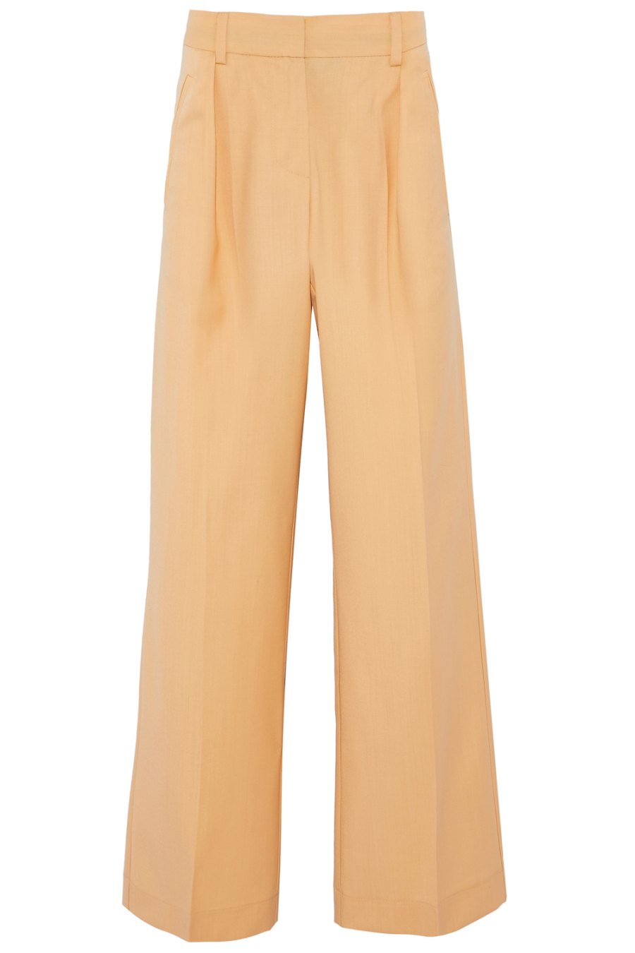 Iris & Ink Bonnie Wool-Blend Wide-Leg Pants