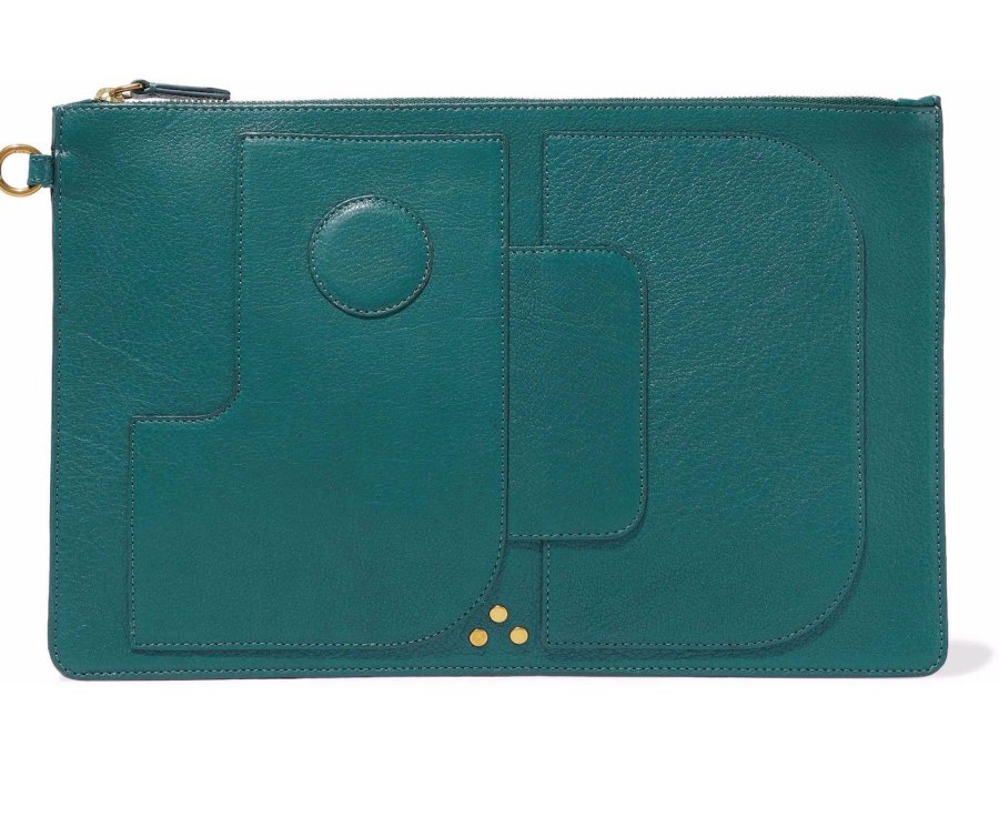 JÉRÔME DREYFUSS Paneled Leather Clutch