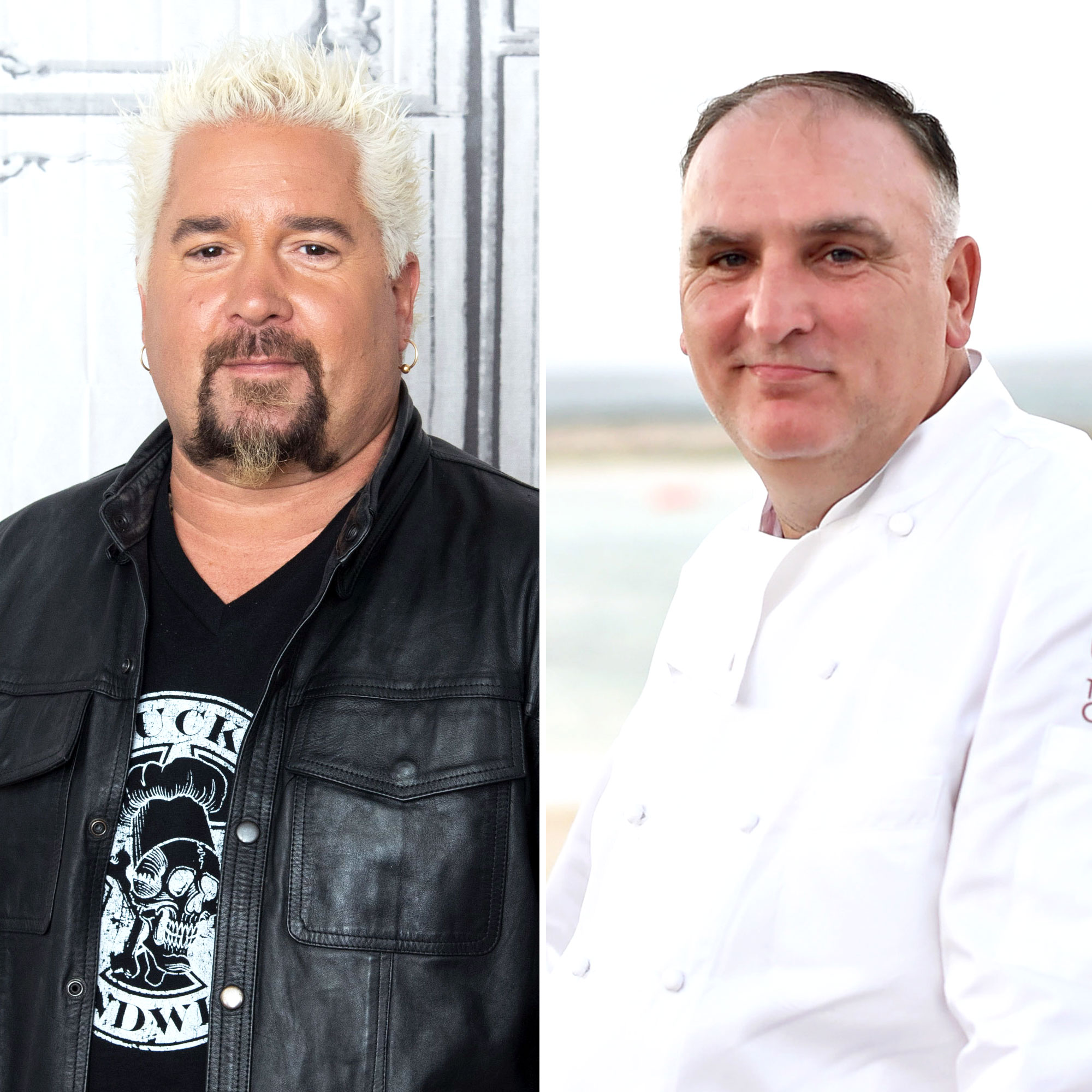 Guy Fieri Jose Andres feeding carr firefighters