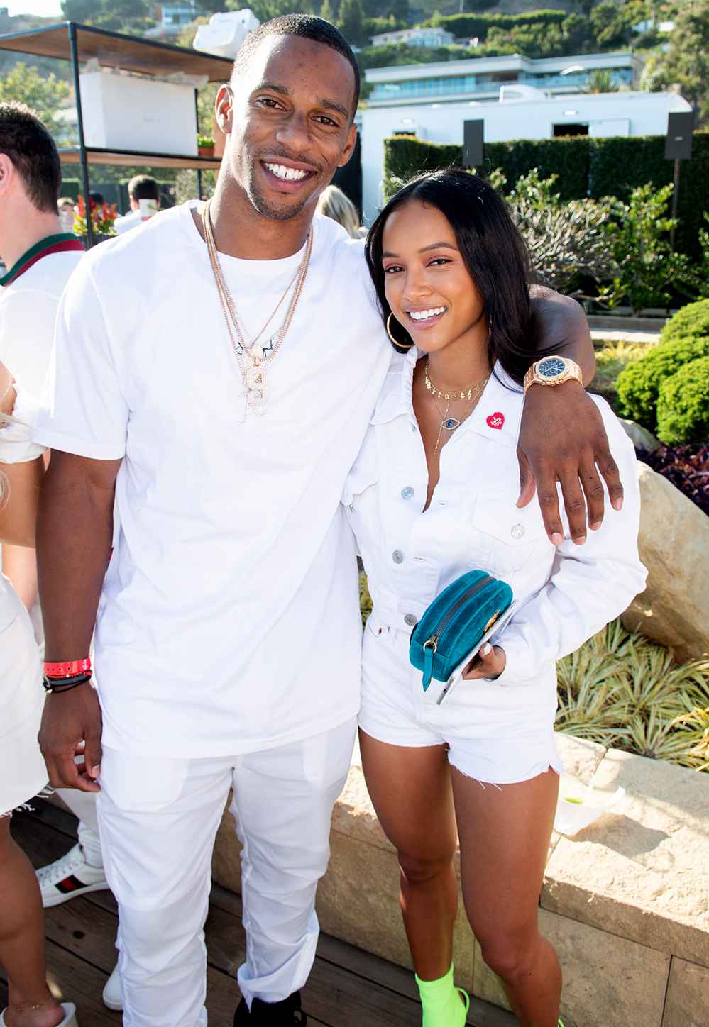 Karrueche and Victor Cruz