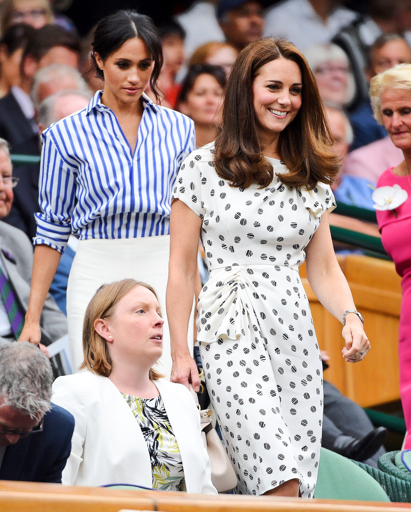 Kate Middleton, Meghan Markle, Duchess of Cambridge, Duchess of Sussex, Wimbledon Championships