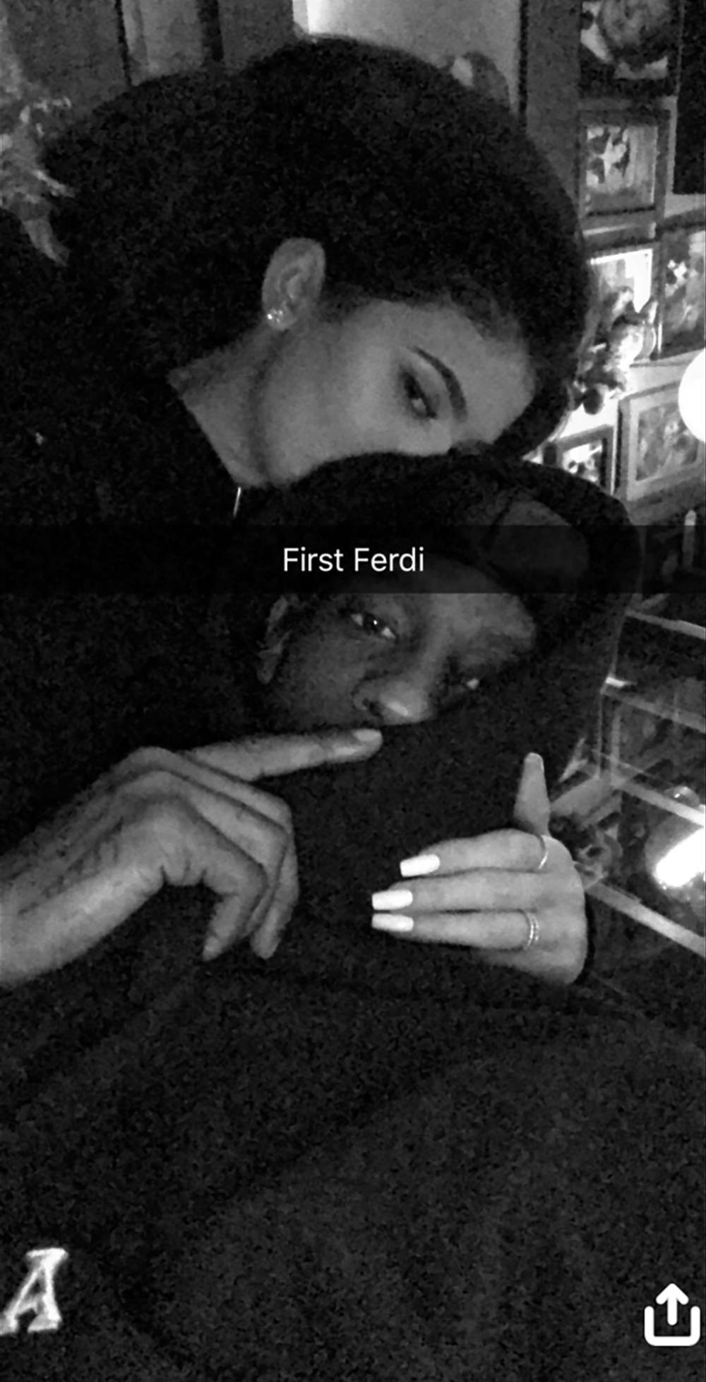 Kylie Jenner, Travis Scott, Snapchat, First Ferdi