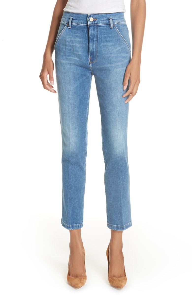 cropped straight leg jeans nordstrom sale