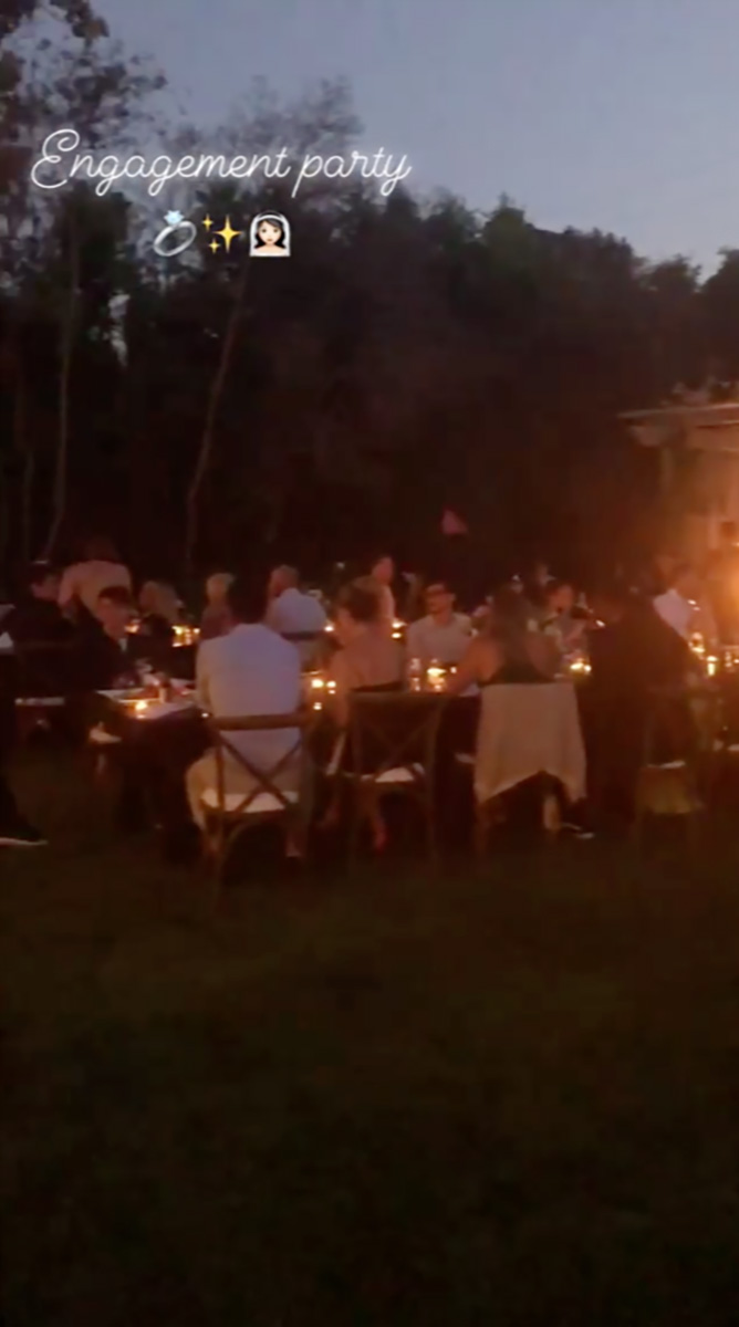 Lea Michele, Engagement Party