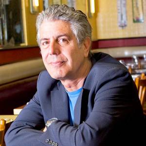 Anthony Bourdain at Cafe D'Alsace