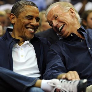 Barack Obama and Joe Biden