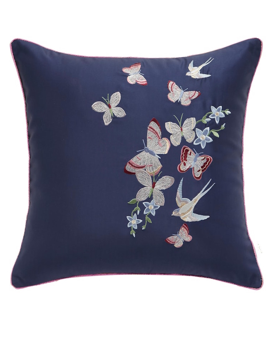 Ted Baker London Butterfly Embroidered Accent Pillow