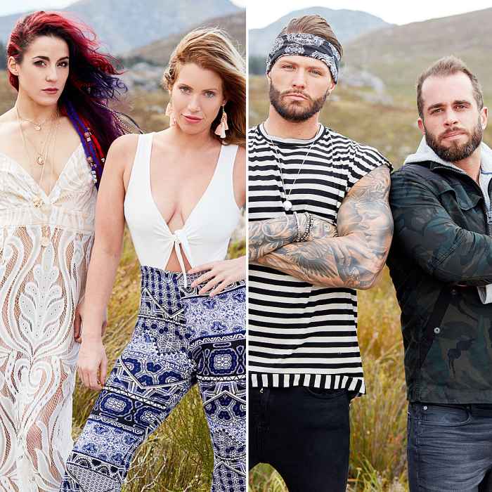 Cara Maria, Marie, Kyle, and Brad on The Challenge: Final Reckoning