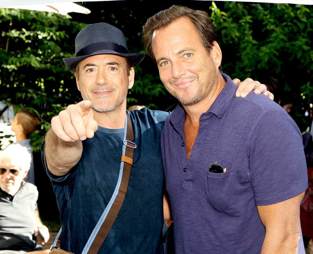 Will Arnett and Robert Downey Jr.