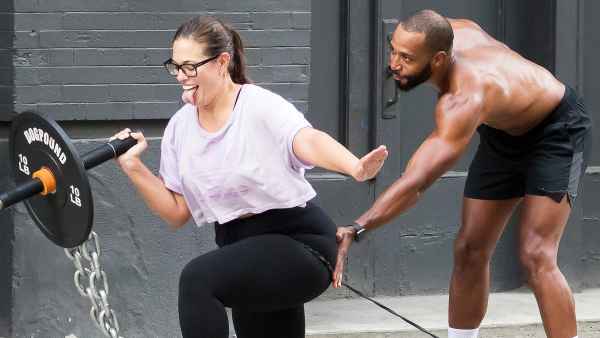 Ashley Graham Justin Ervin Workout Dogpound Gym