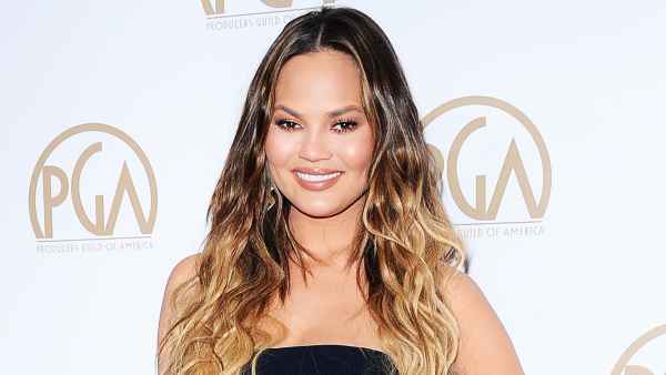 Chrissy Teigen Baby Miles Pose