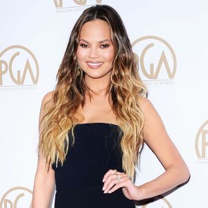 Chrissy Teigen Baby Miles Pose