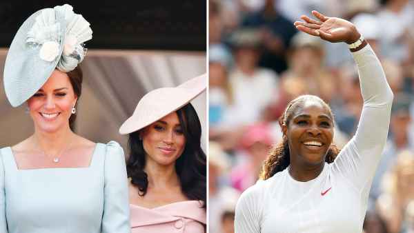 Duchess Kate Duchess Meghan Cheer On Serena Williams Wimbledon