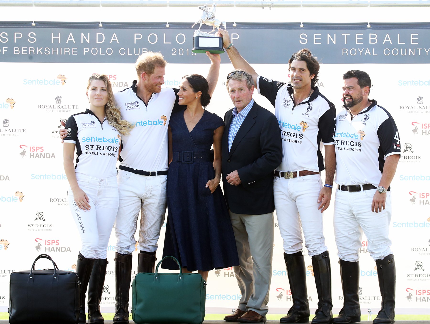 Prince Harry, Duchess Meghan Kiss After His Polo Match Win: Pics