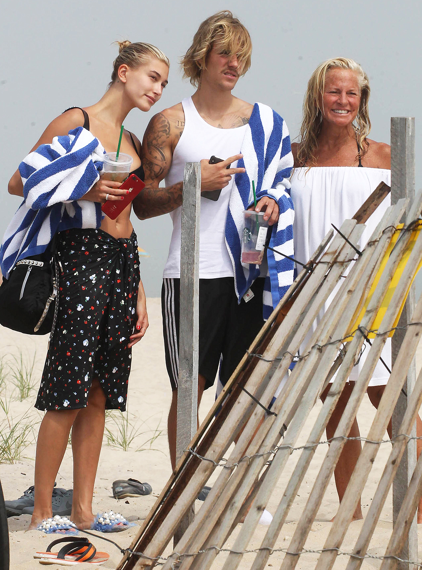Justin Bieber Shows Off His Louis Vuitton Slippers to Hailey!: Photo  4239558, Hailey Baldwin, Justin Bieber Photos