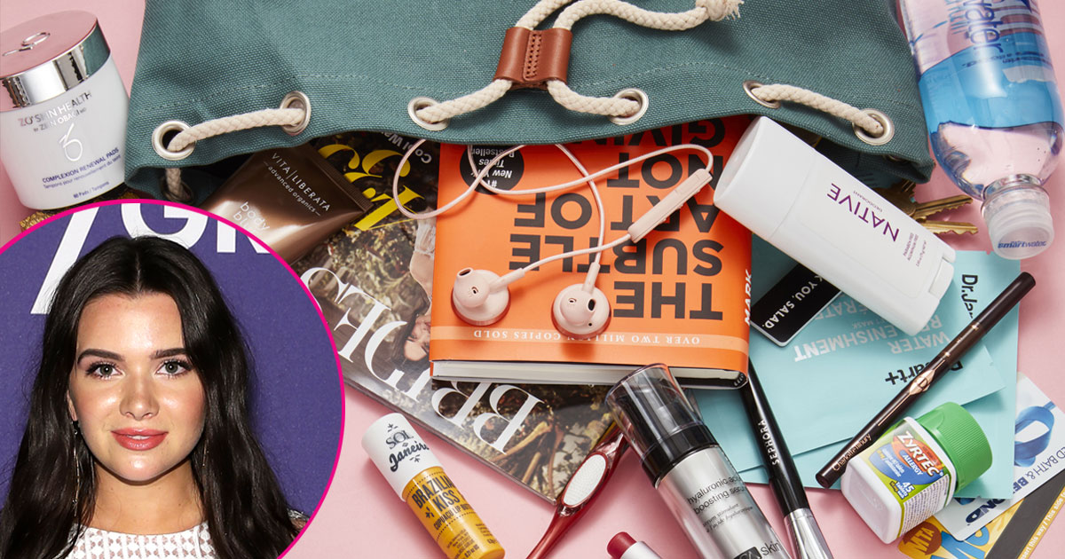 Katie Steven Bag book water magazine