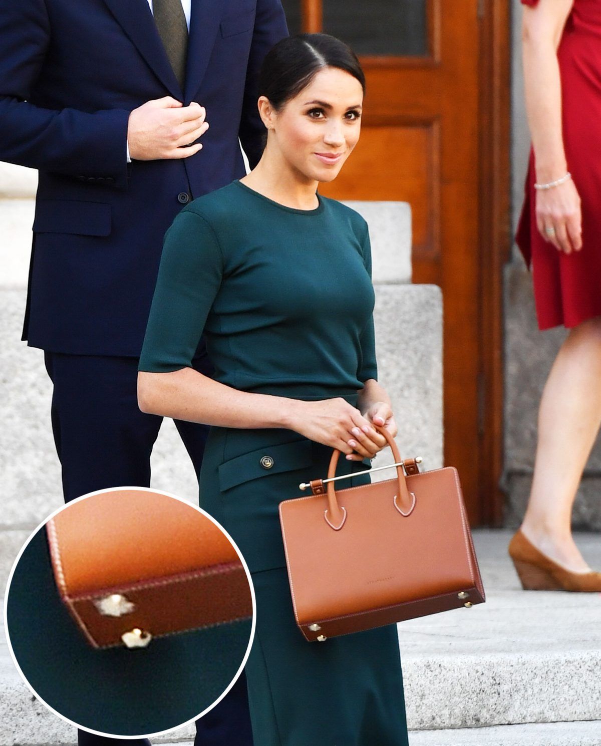 Meghan Markle's Best Strathberry Handbag Moments - Dress Like A Duchess