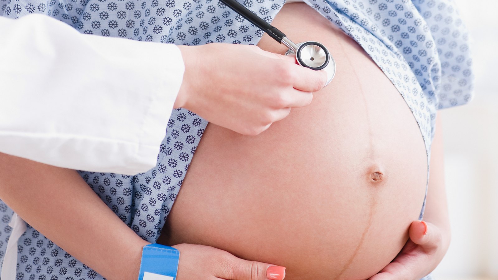 Pregnant Woman Receiving Care