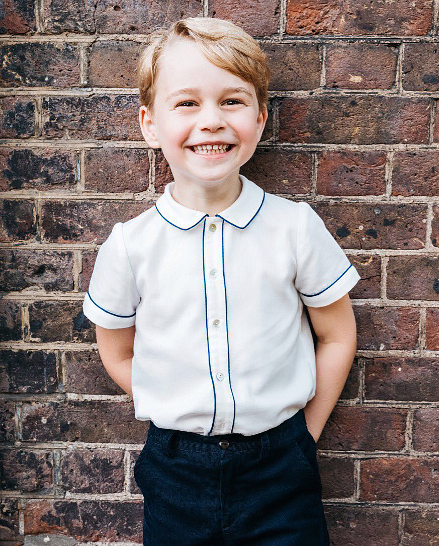 Prince George Smiles Adorably in His Official 5th Birthday Photo