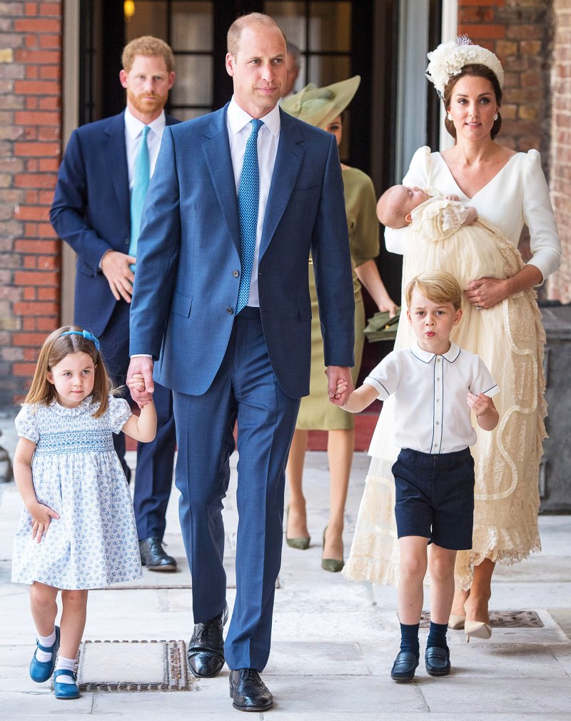Prince Louis Christening Kate Middleton Prince William Prince George Princess Charlotte