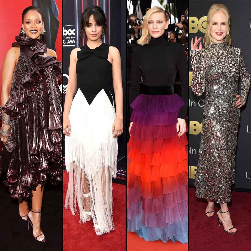 Rihanna, Camila Cabello, Cate Blanchett, Nicole Kidman