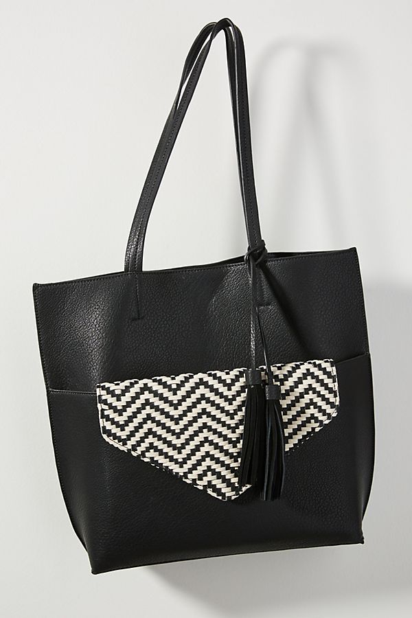 black tote bag handbag anthropologie