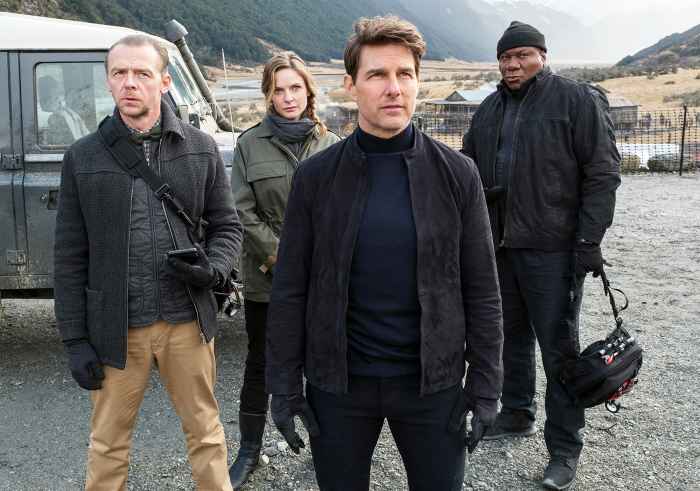 Simon Pegg Rebecca Ferguson Tom Cruise Ving Rhames Mission Impossible Fallout