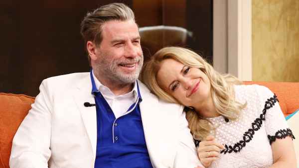 John Travolta and Kelly Preston