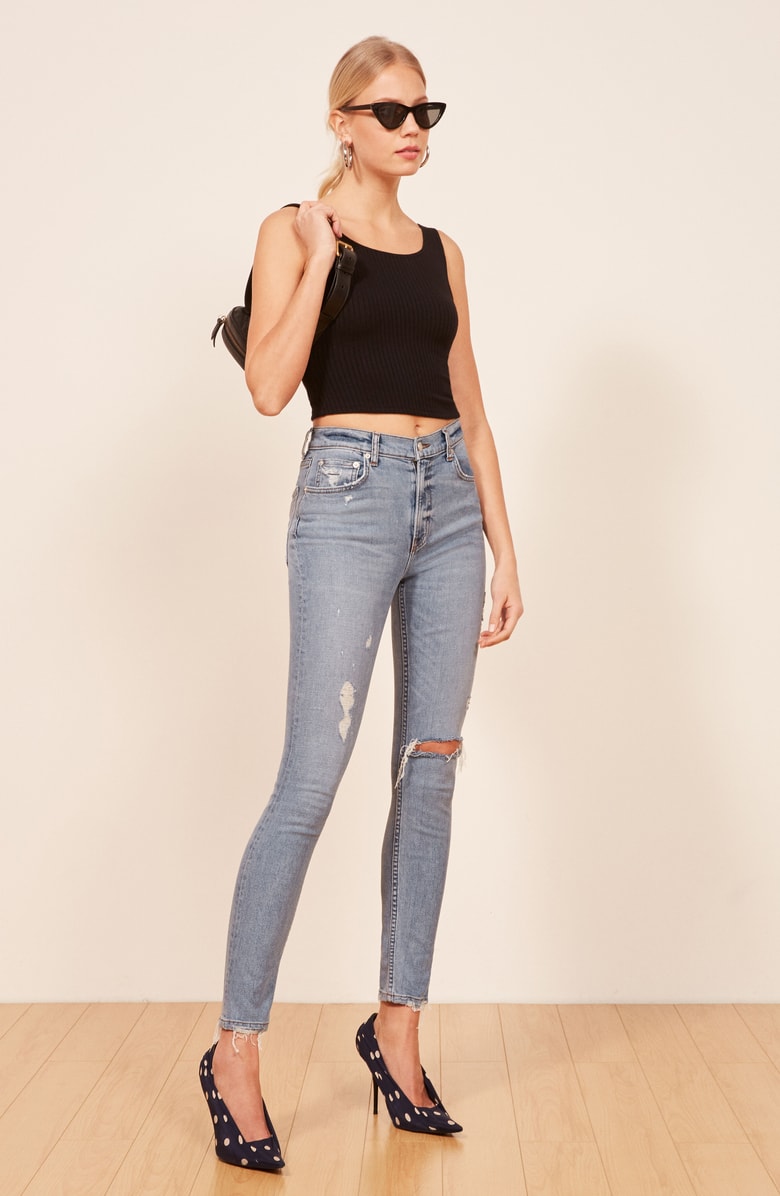 Reformation High and Skinny Jeans