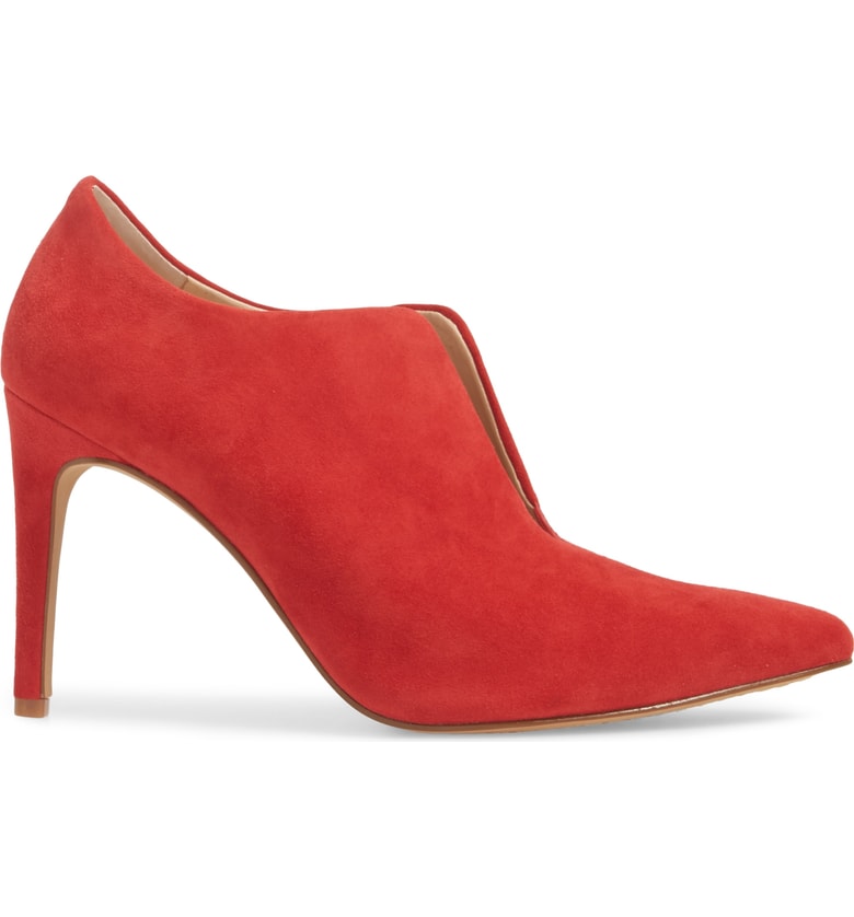 red vince camuto booties