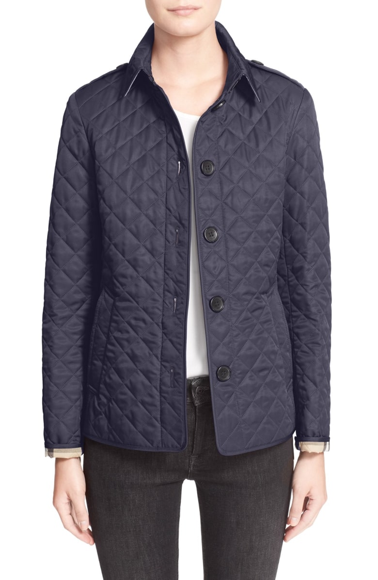 burberry womens quilted jacket