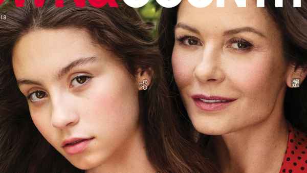 Catherine Zeta Jones and Carys Zeta Jones