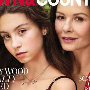Catherine Zeta Jones and Carys Zeta Jones