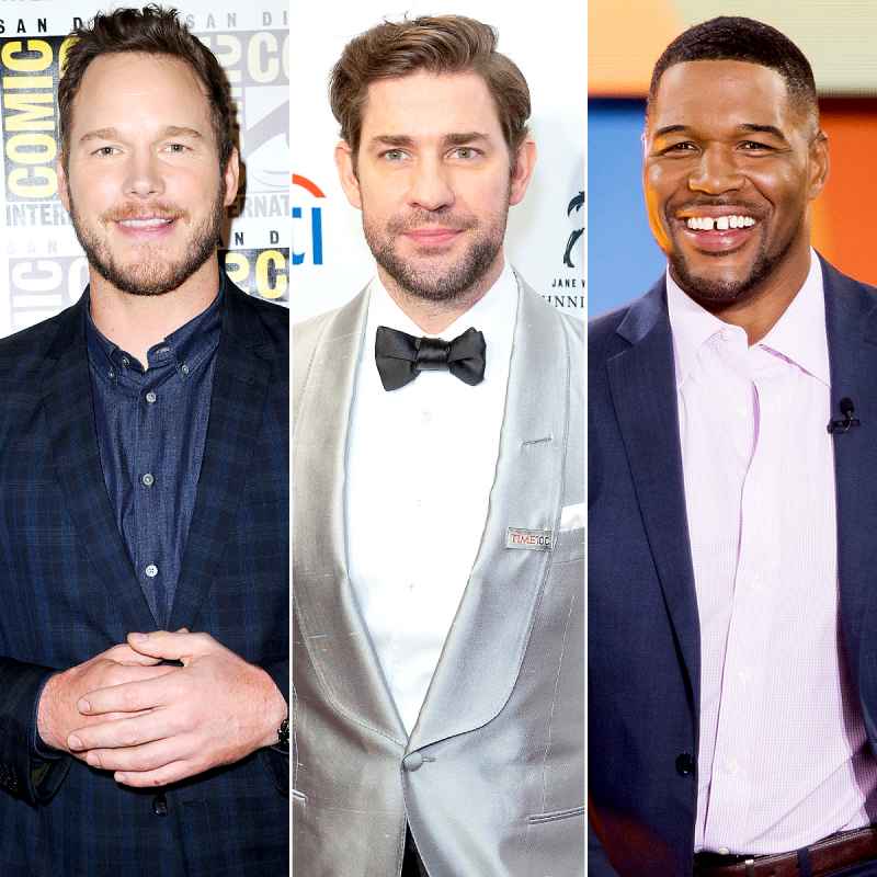 Chris-Pratt,-John-Krasinski-and-Michael-Strahan