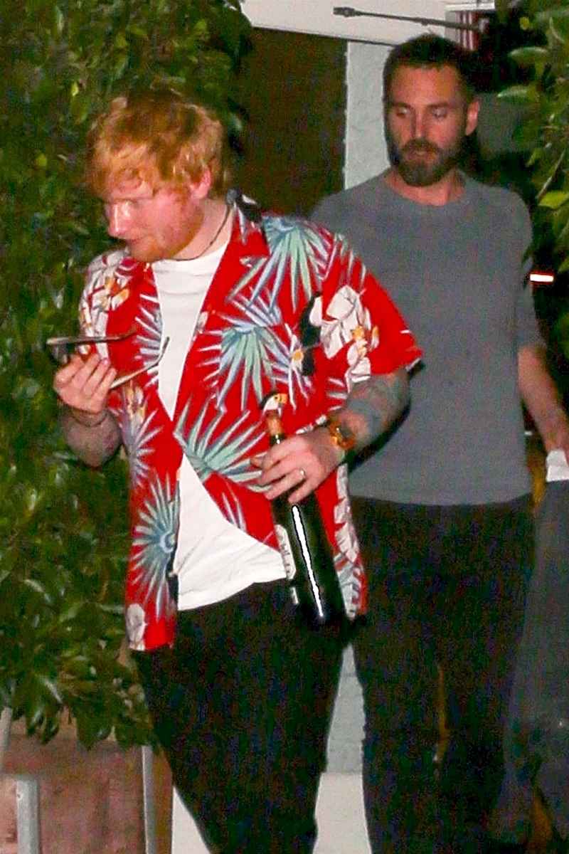 Ed Sheeran and Rumored Wife Cherry Seaborn Step Out for Double Date With Courteney Cox