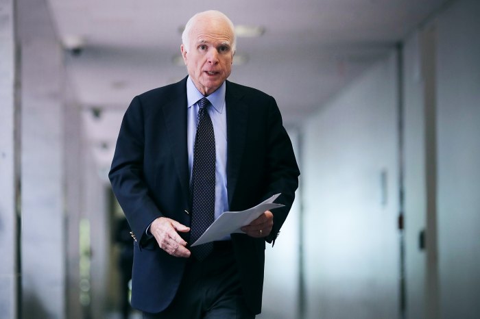 Senator John McCain to Discontinue Treatment for Brian Cancer