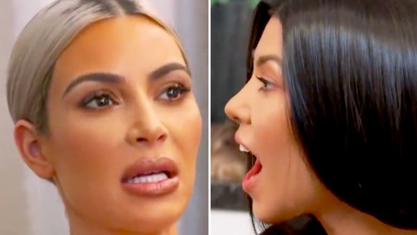 Kim Kardashian and Kourtney Kardashian