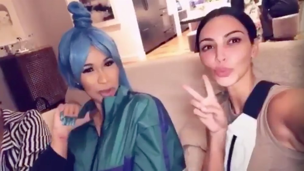 Kris Jenner, Cardi B, Kim Kardashian, Instagram