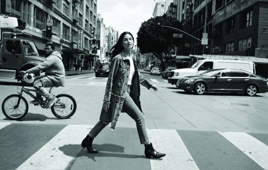 Lily Aldridge x Levi's