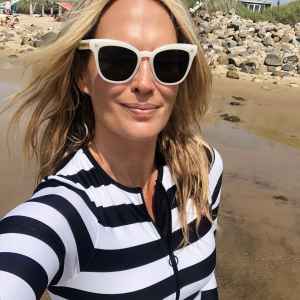 Molly Sims Makes the Case for a Long Sleeve Bathing Suit