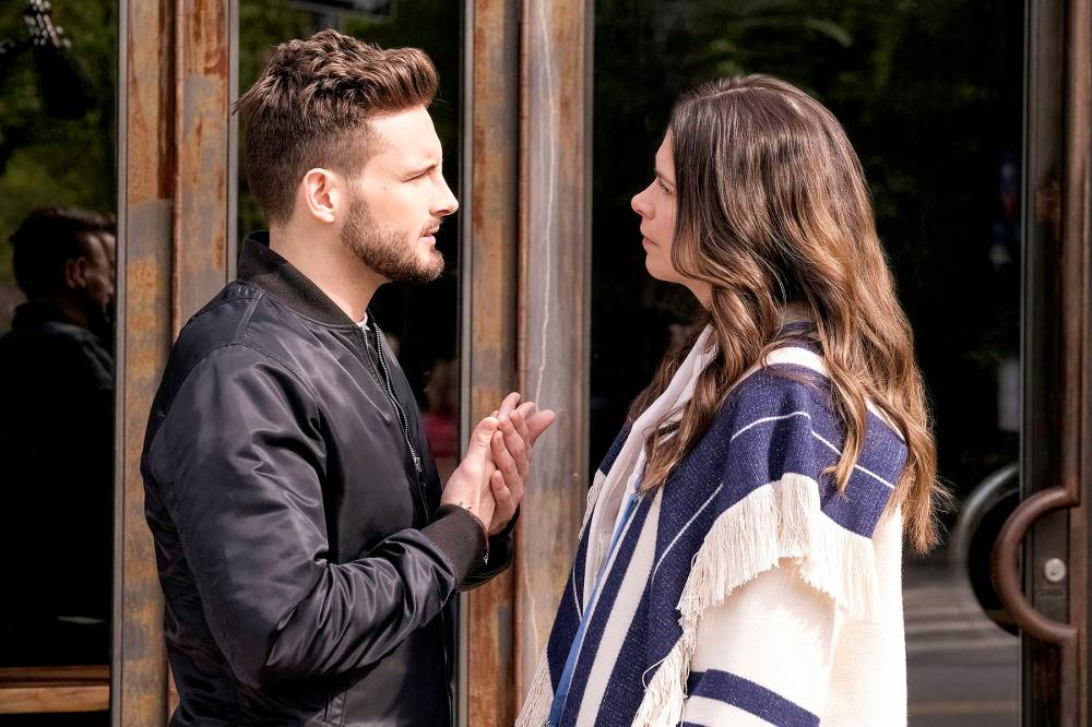 Nico Tortorella and Sutton Foster on Younger